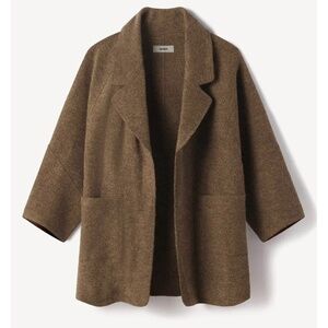 NWT Buck Mason FELTED WOOL BLANKET COAT